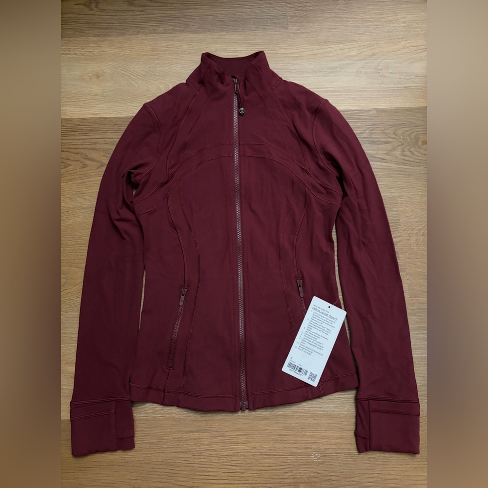 Lululemon Define Jacket NWT Burgundy 6